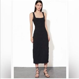 Mara Hoffman Black Popcorn Dress